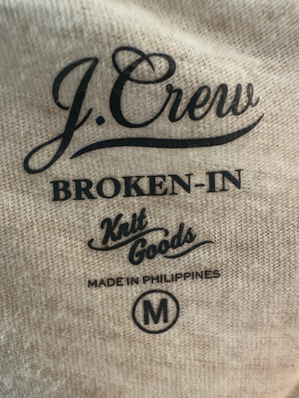 J. Crew "Broken-In Knit Goods" Long-Sleeve Henley - Picture 2 of 9